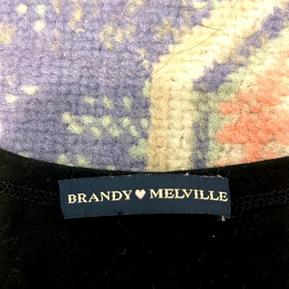 Brandy Melville Cross-over Shirt - Picture 2 of 2